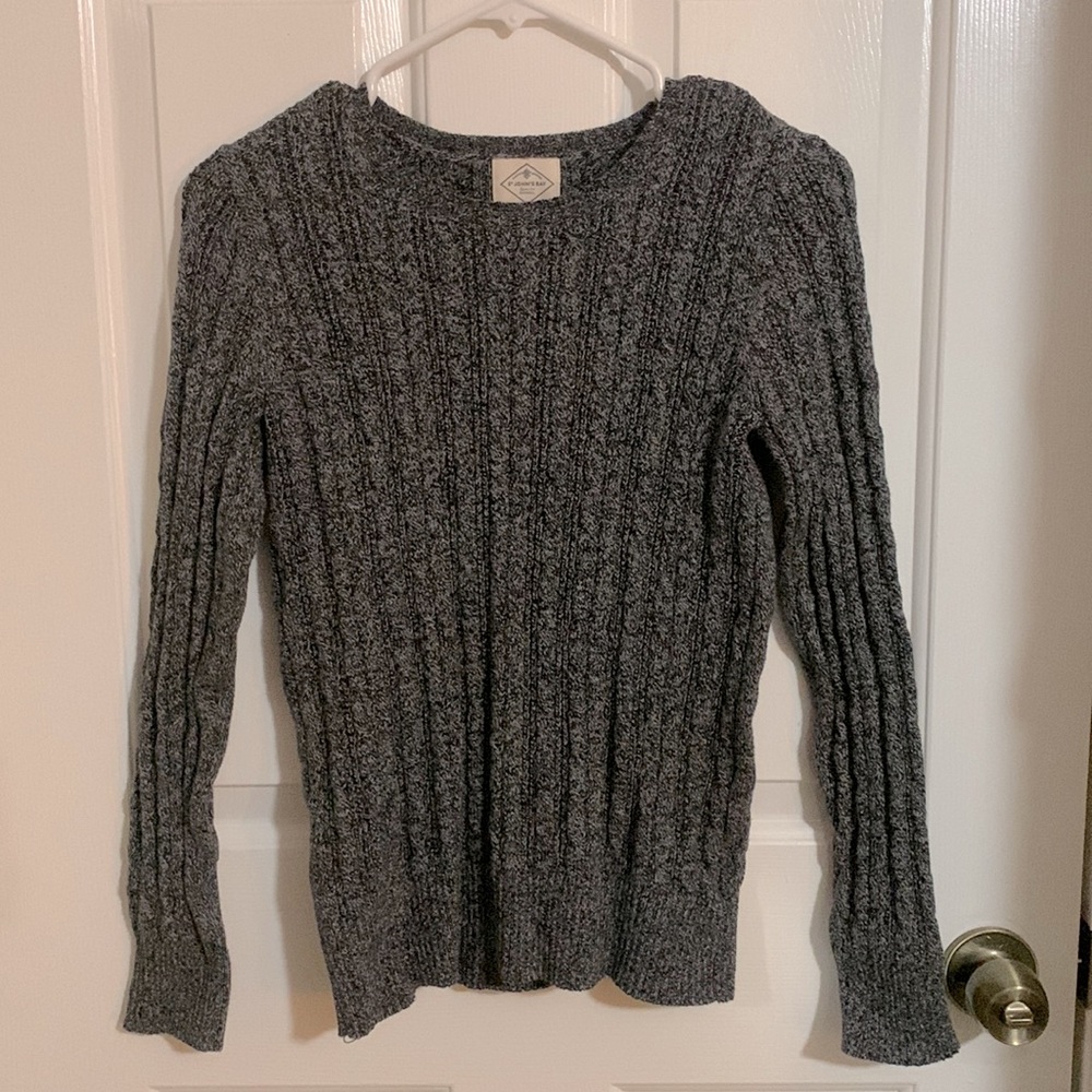 Knitted Grey Sweater from St John’s Bay.